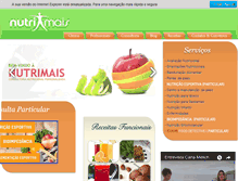 Tablet Screenshot of nutrimais.com.br